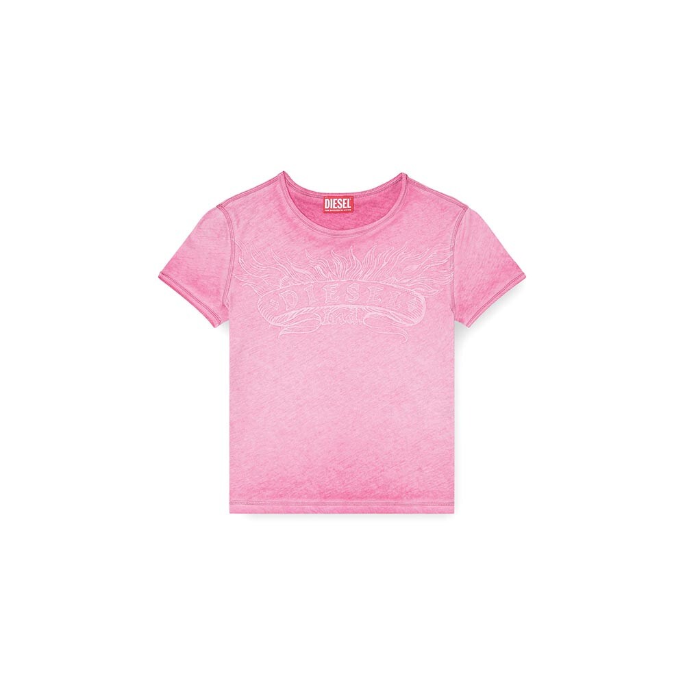 Camiseta Para Mujer T-Uncuties-Long-Aa2 Rosa