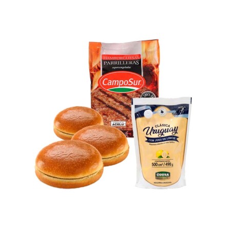 24 Hamburguesas Camposur Parrillera+24 Tortugas Pangiorno +1 Mayonesa. 24 Hamburguesas Camposur Parrillera+24 Tortugas Pangiorno +1 Mayonesa.