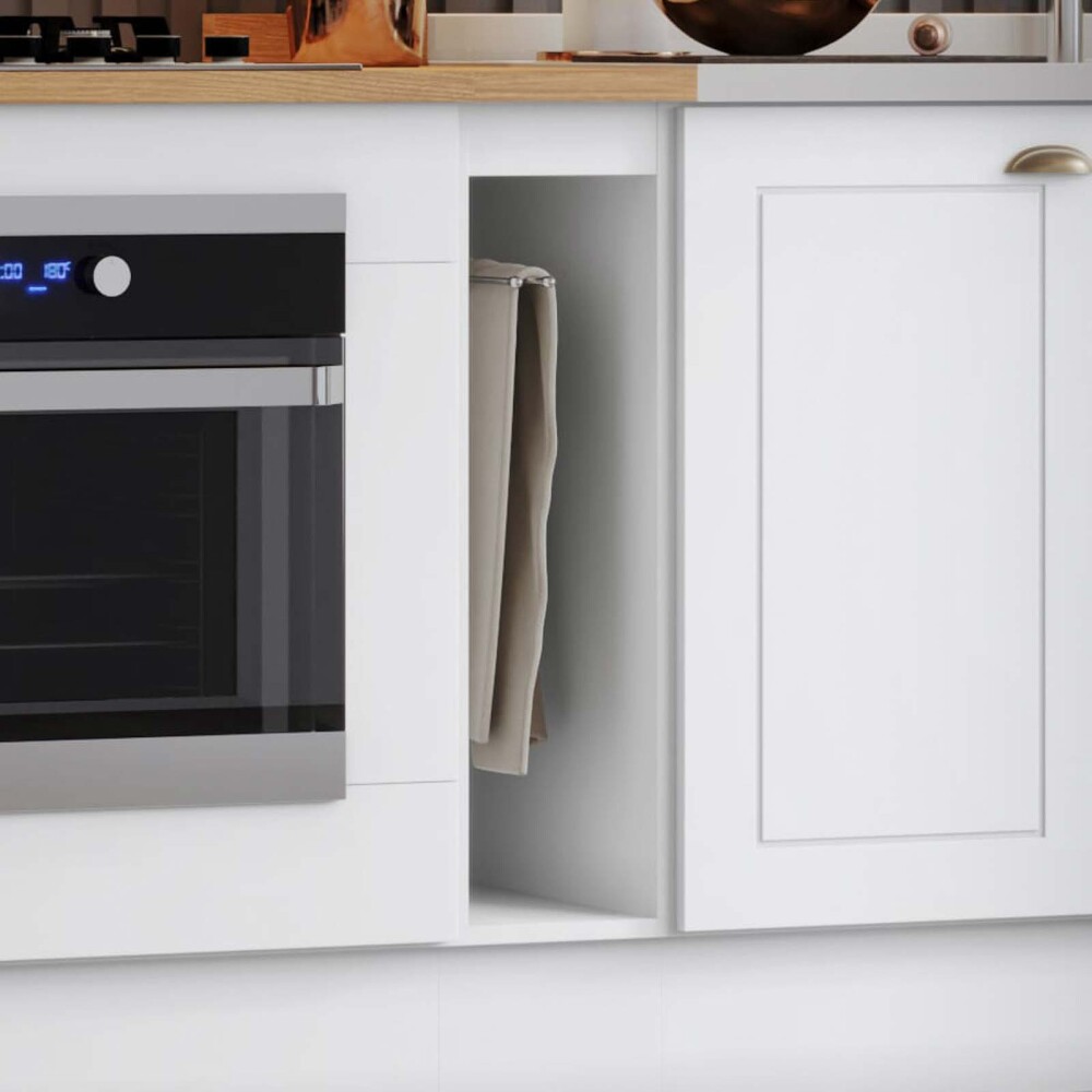 NICHO DE COCINA 20 CM MDF BLANCO AMERICANA