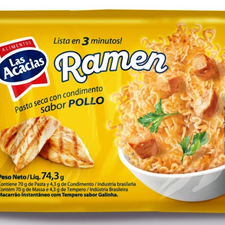 PASTA INSTANTANEA LAS ACACIAS 74.3G POLLO PASTA INSTANTANEA LAS ACACIAS 74.3G POLLO