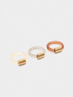 Set De Anillos De Resina multicolor