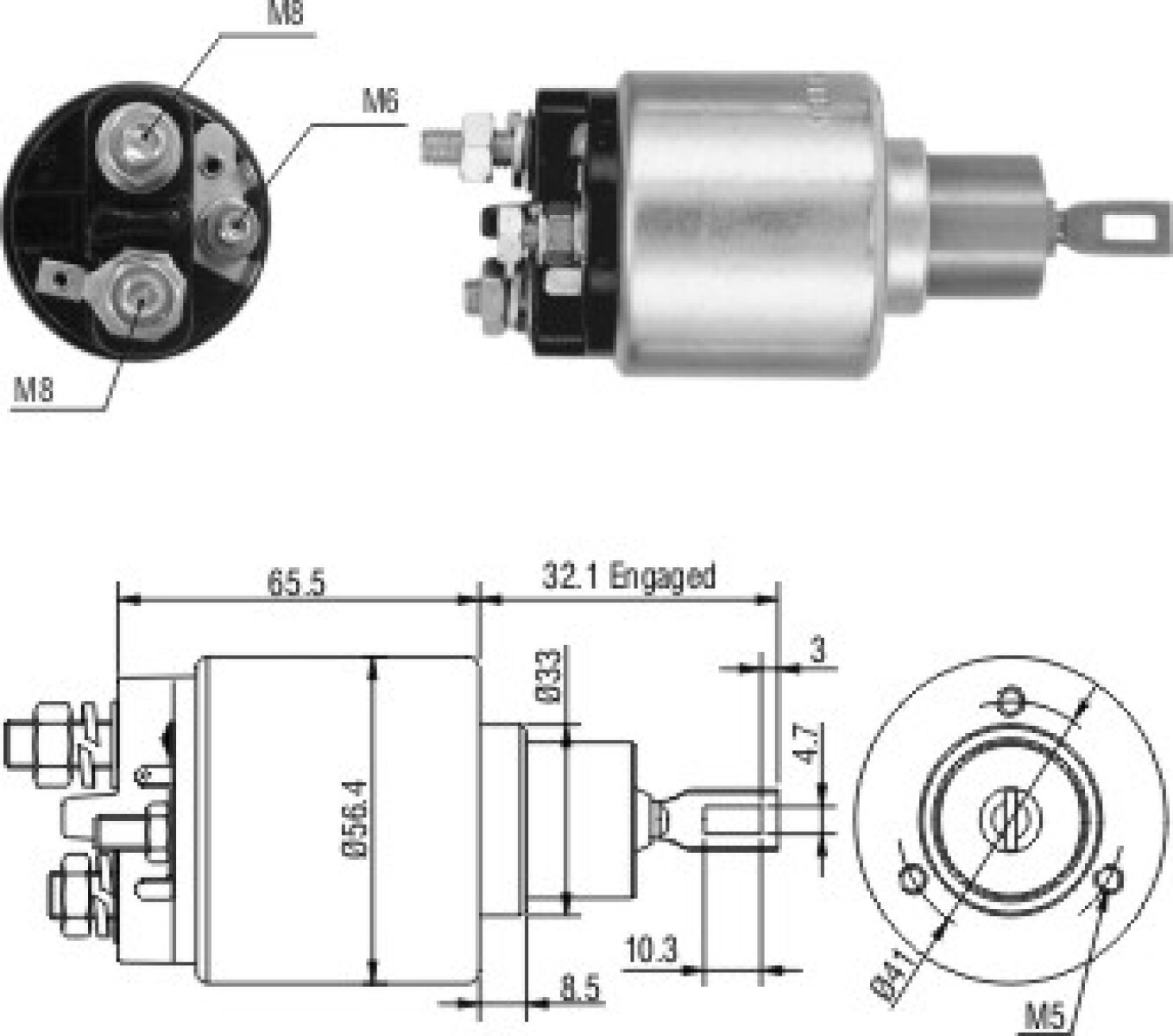 AUTOMATICO DE ARRANQUE FORD ESCORT FIESTA MONDEO BOSCH 12V ZM 