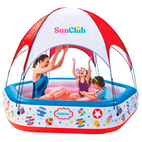 Piscina Con Techo Infantil Jilong Inflable 550 L Piscina Con Techo Infantil Jilong Inflable 550 L