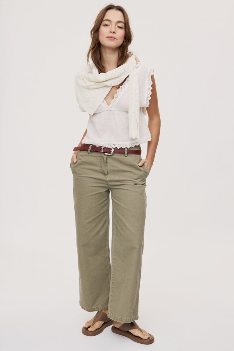PANTALÓN ROCHA Verde Seco