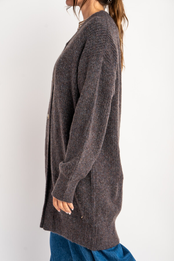 Cardigan Berenjena