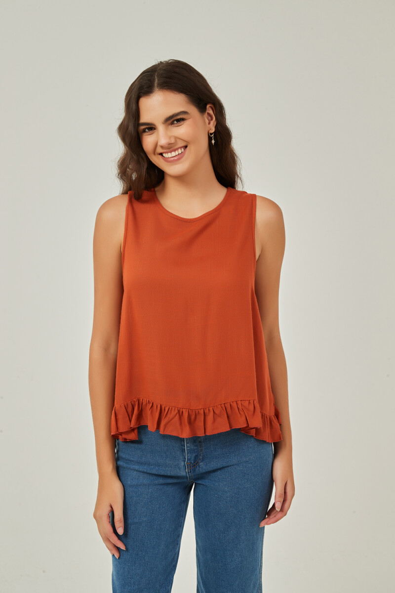 Musculosa Ciudadil - Terracota 
