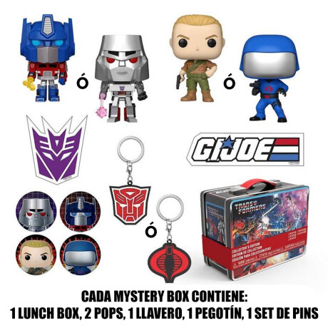 Funko Mystery Box: Transformers VS. G.I. Joe [Exclusivo] Funko Mystery Box: Transformers VS. G.I. Joe [Exclusivo]