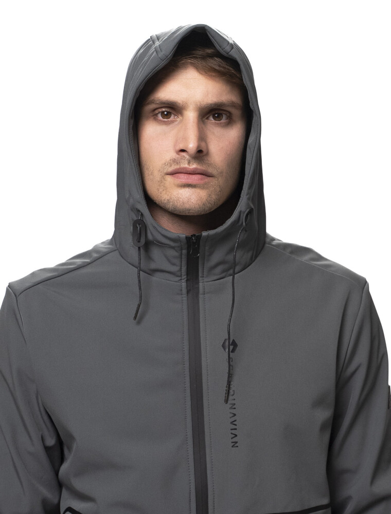 Campera Neopreno Scandinavian Santa Fe Gris
