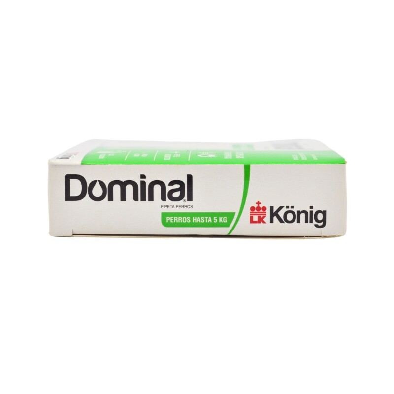 PIPETA ANTIPULGAS Y GARRAPATAS PARA PERROS DOMINAL KONIG HASTA 5 KG