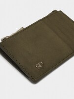 Cartera Básica Efecto Piel caqui