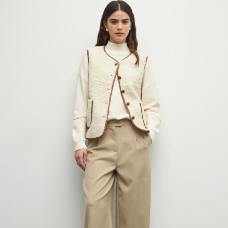 CHALECO ALDEN Hueso