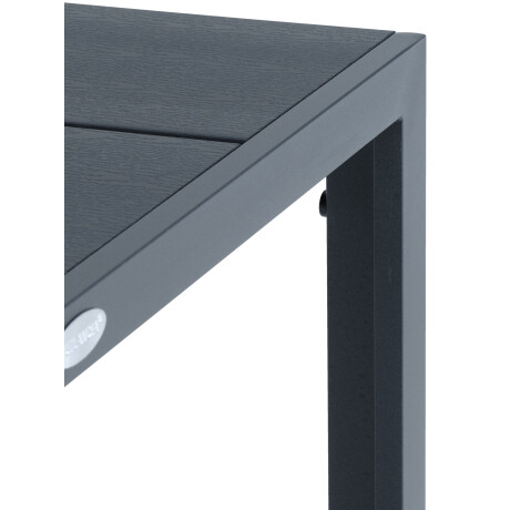 Mesa de jardín MADERUP A90xL205 negro Negro