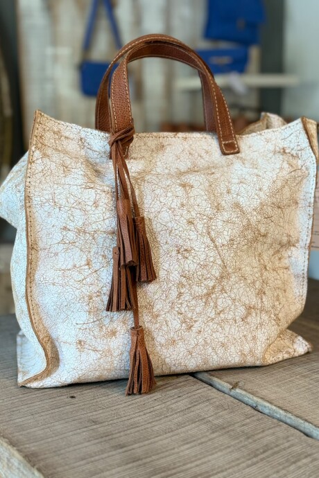 Bolso Ámbar Blanco Crack