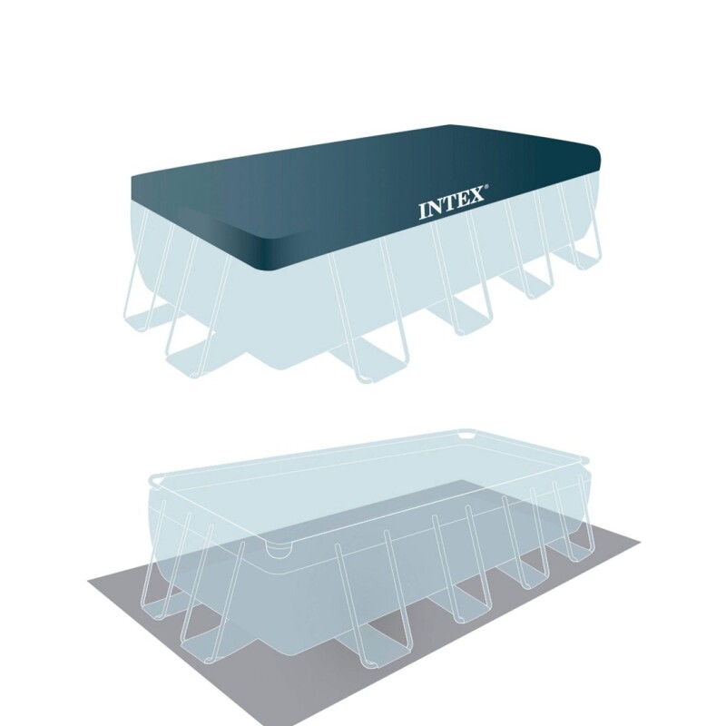 INTEX PISCINA ESTRUCTURAL RECTANGULAR 488X244X107 10874 LTS Intex Piscina Estructural Rectangular 488x244x107 10874 Lts