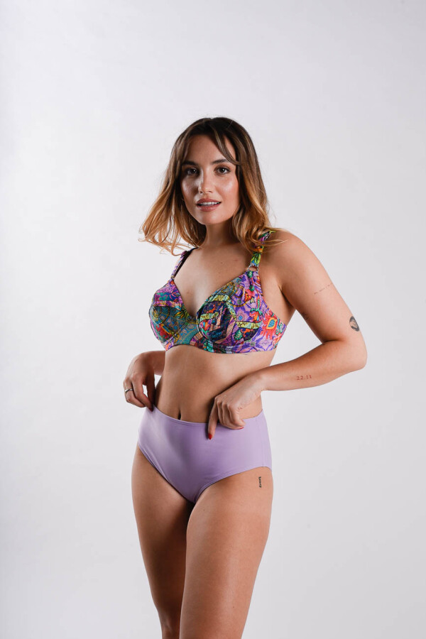 Bikini de playa con Aro Lila