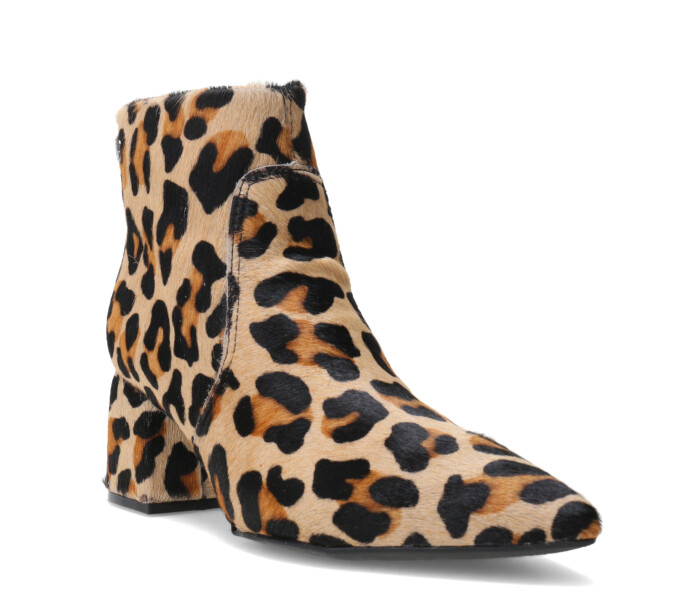 Botas de Mujer Bottero en punta de cuero Leopardo