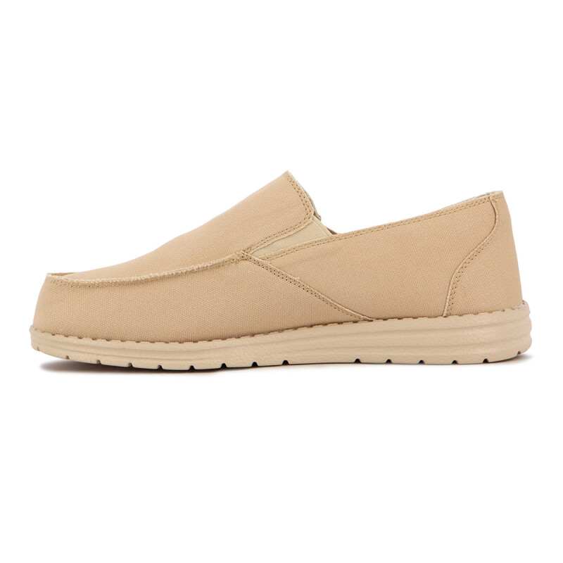 Country Zapato Casual De Hombre Con Elastico - Beige Beige