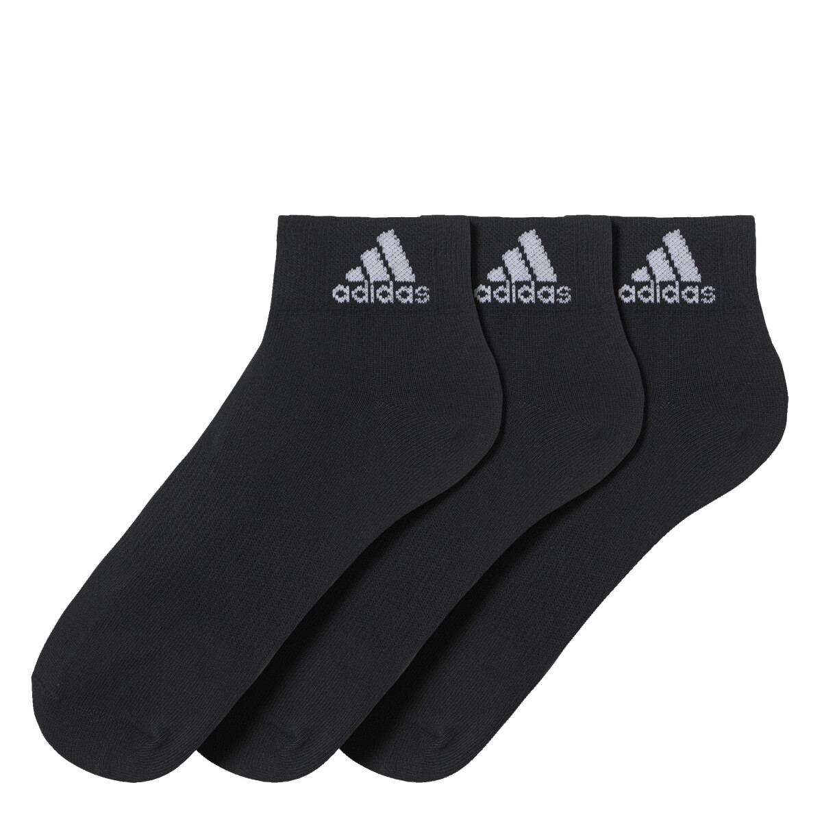 Medias Unisex Adidas Perfomance x3 - Negro - Blanco 