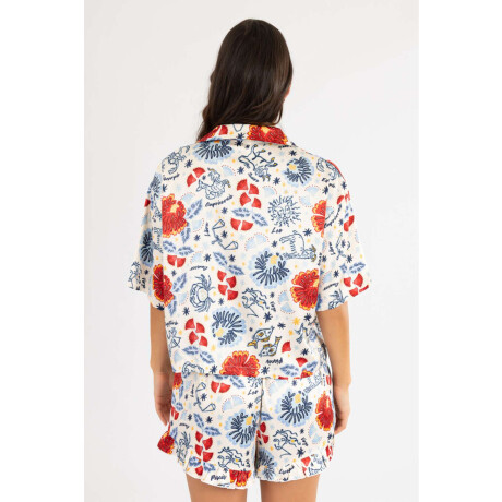 Pijama By Olivia W. Azul maya