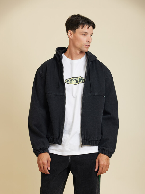 CAMPERA JEAN LUZO RUSTY Negro