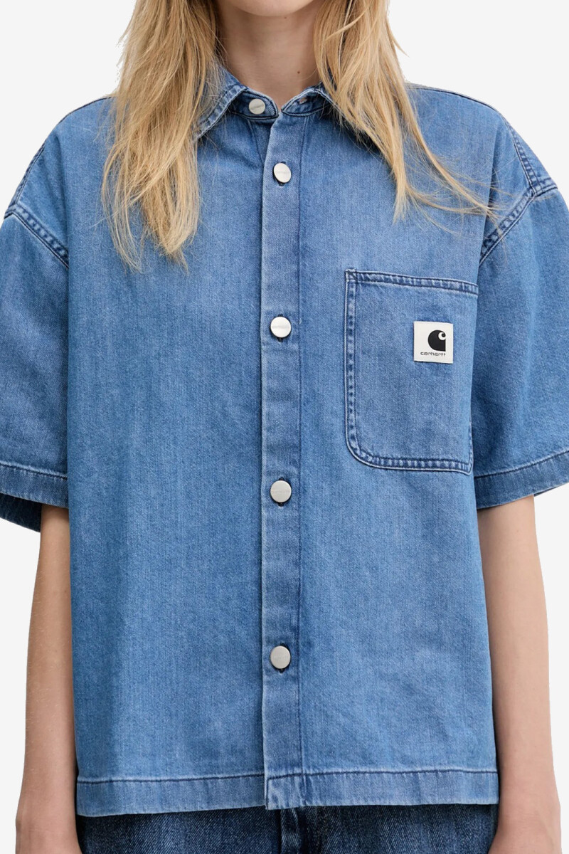 CAMISA DENIM W Azul
