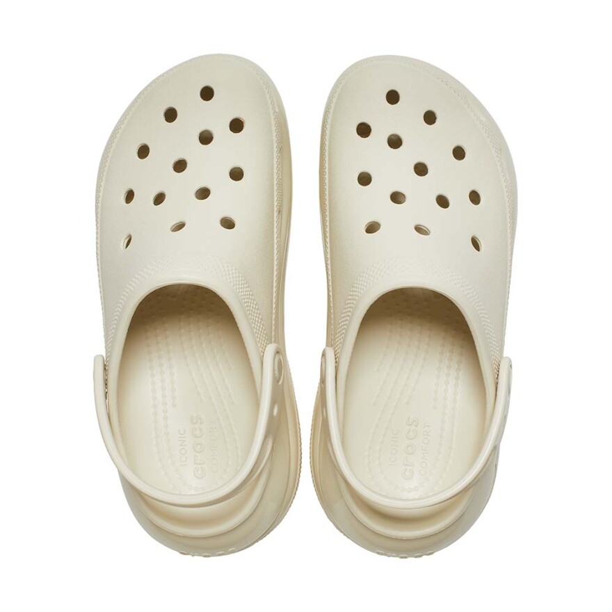 Plataformas Crocs Mega Crush Clog - Unisex Bone
