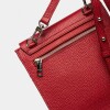 Mini Bag Liana En Cuero Graneado Rojo