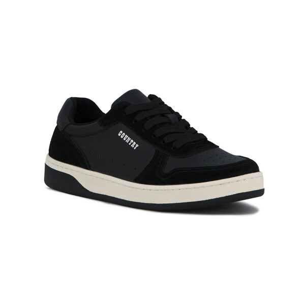 Country Calzado Casual Hombre Acordonado - Negro Negro