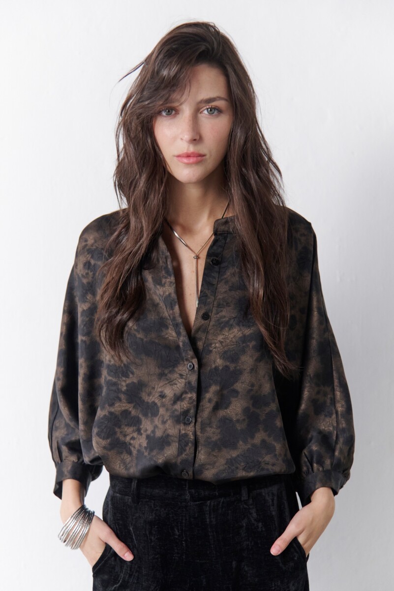 CAMISA MADISON COBRE - CHOCOLATE 