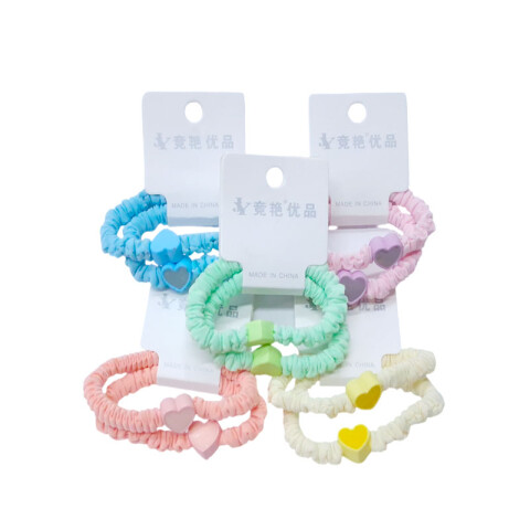 Colitas para el cabello corazones 2pcs Colitas Para El Cabello Corazones 2pcs