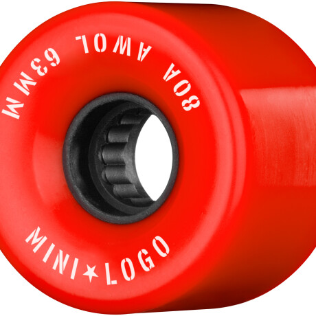 Minilogo A.W.O.L 63mm 80a Red Minilogo A.W.O.L 63mm 80a Red