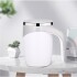 Taza Con Mezclador Magnético Y Tapa Recargable 380Ml Acero Variante Color Gris
