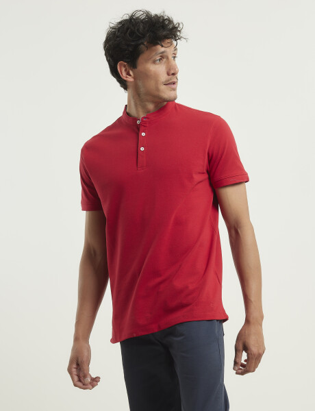 520304 REMERA NAVIGATOR Rojo Oscuro