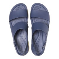 Sandalias Crocs Brooklyn Low Wedge Azul