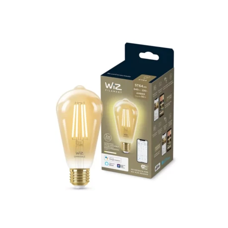 Lámpara Led Inteligente Philips Wiz 7W E27 Ámbar 001