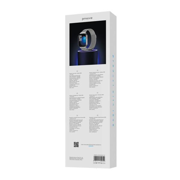 Smartwatch Proove Elysium Ip68 22 Mm PLATEADO
