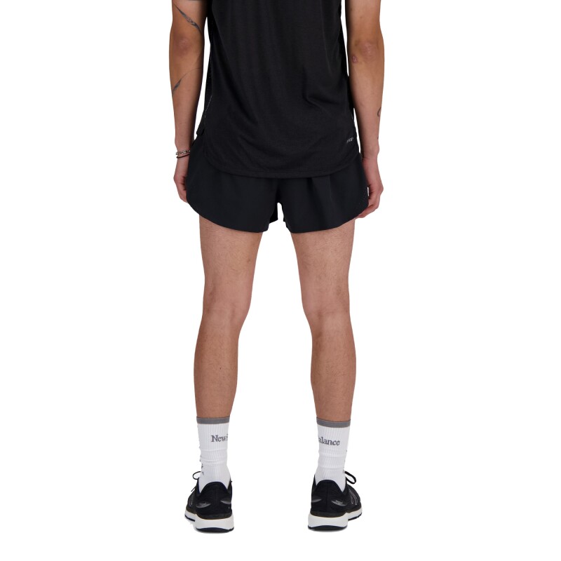 Short New Balance de Hombre - 3 INCH SPLIT - MS41280BK BLACK