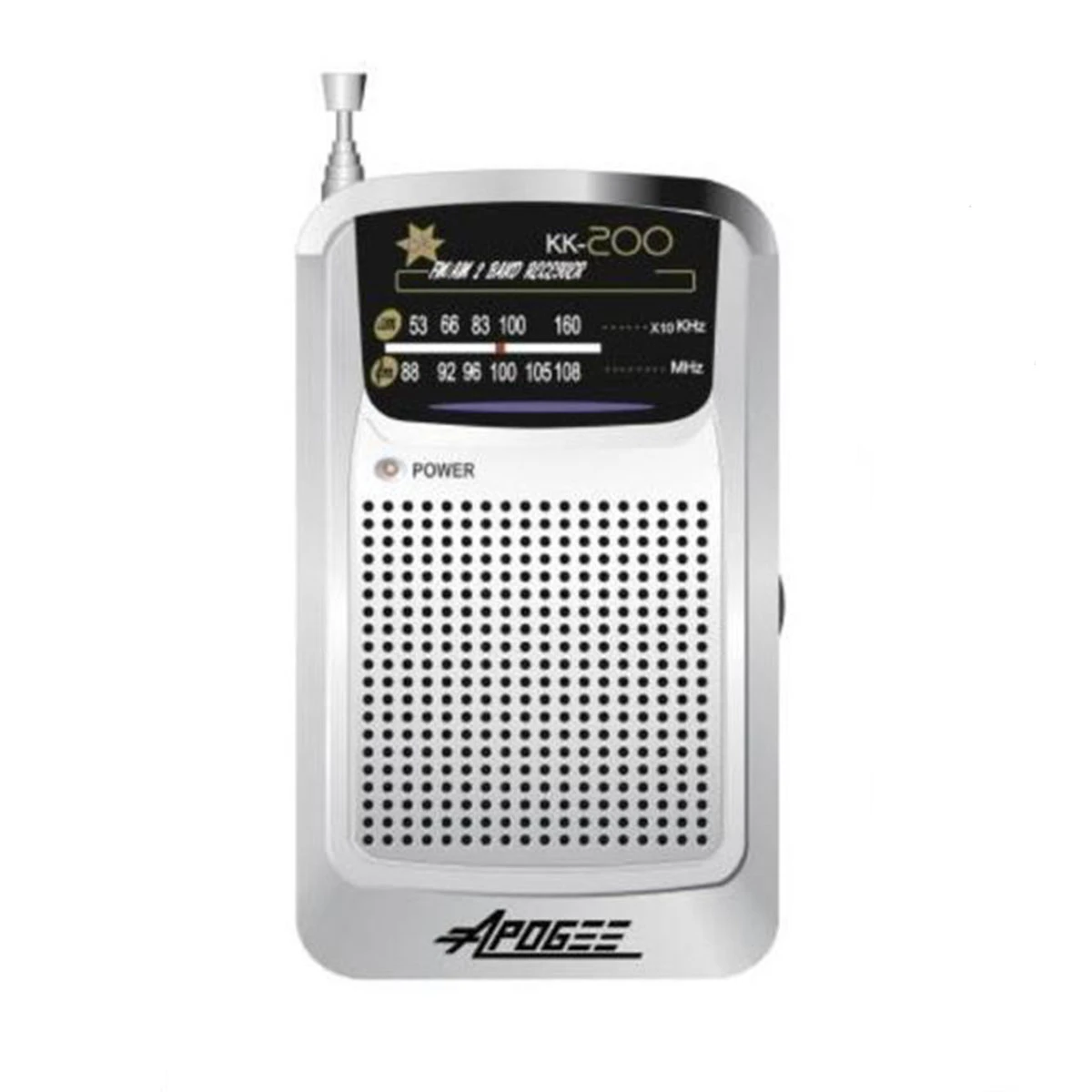 RADIO PORTATIL DE MANO APOGEE KK-200 AM/FM 