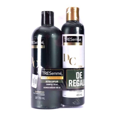 Pack Shampoo Y Acondicionador Tresemme Detox Capilar 750ml + 400ml Pack Shampoo Y Acondicionador Tresemme Detox Capilar 750ml + 400ml