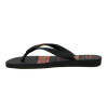 Tropical Brasil Ojota Estampado De Hombre - Negro Negro