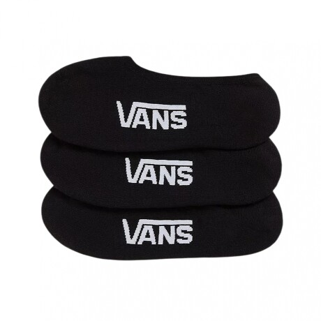 Medias Vans Classic No Show - Black Black