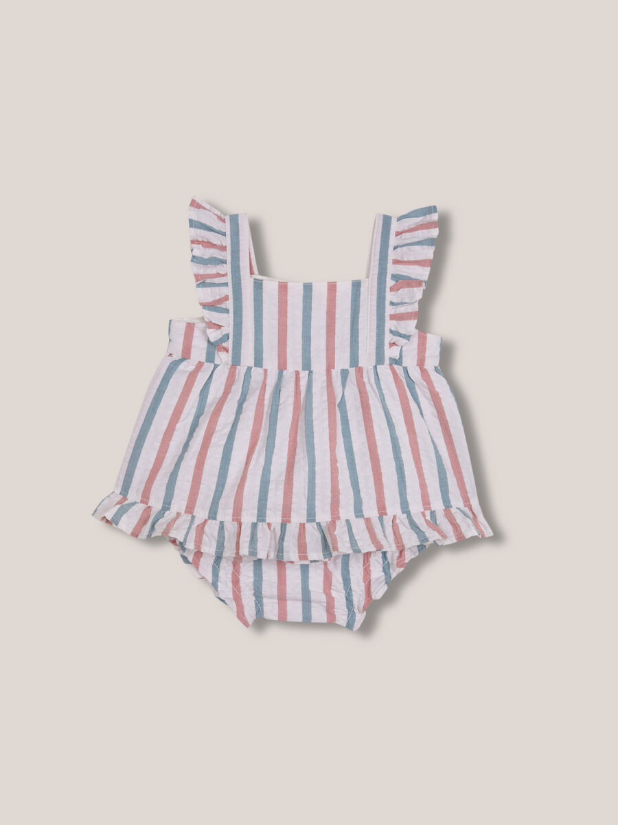 Vestido Estampado Blanco