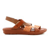Country Sandalia Dama Casual C/dos Tiras Y Pulsera S/baja Coral