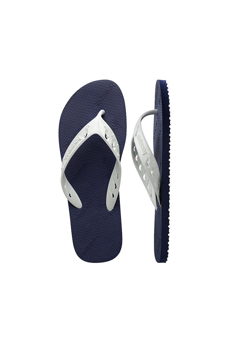 Chancletas Havaianas Azul y Blanco