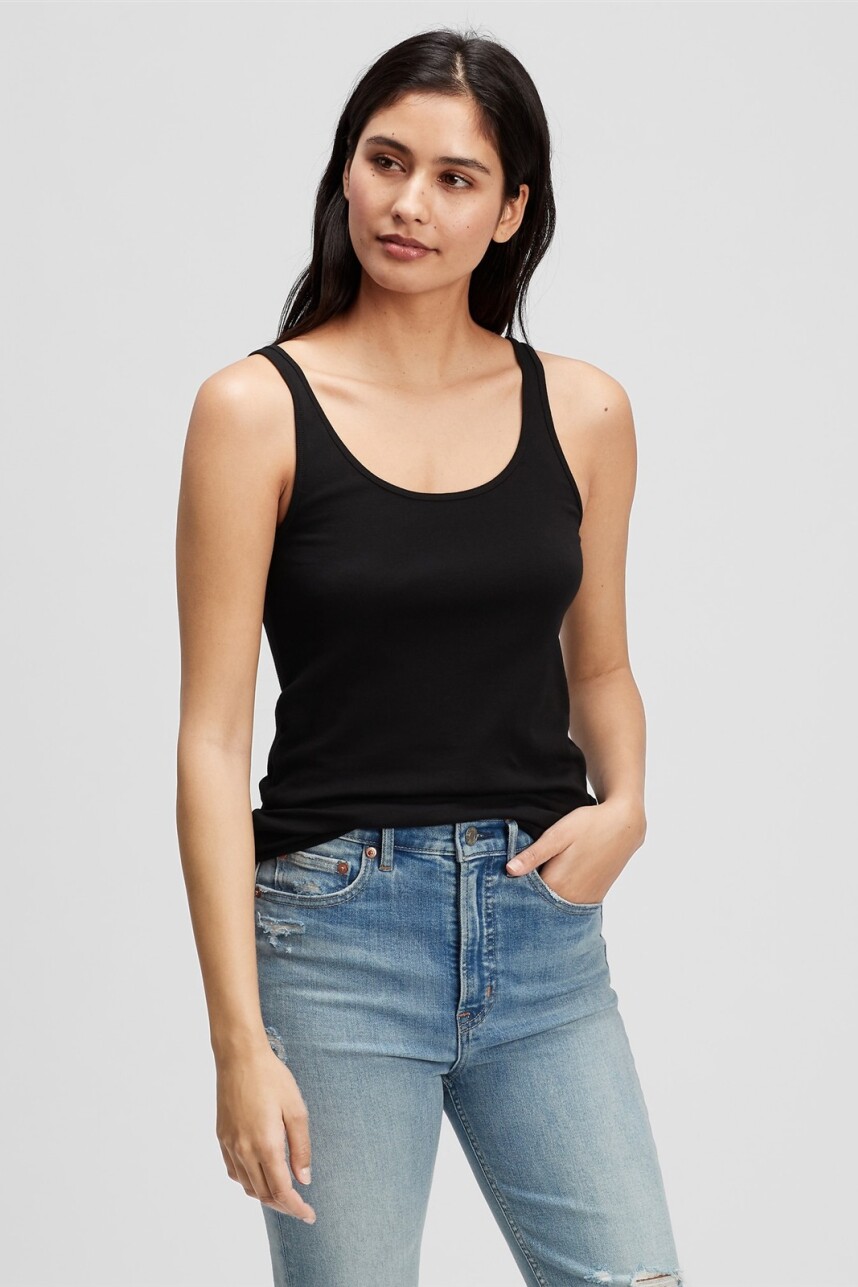 Musculosa Básica Mujer True Black V2 2