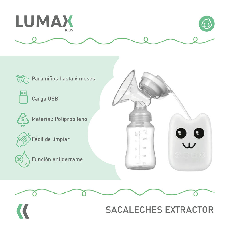 Extractor de Leche Materna Automático USB Extractor de Leche Materna Automático USB