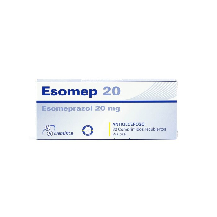 ESOMEP 20 MG. CJ X 30 COMPRIMIDOS única
