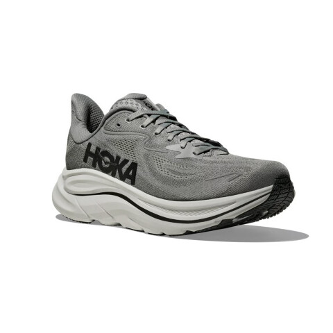 Hoka Champion Clifton 10 Hombre - Gris galactic/Gris asteroid Gris Oscuro-Gris Claro