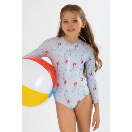Malla manga larga ariel disney 2-6a Ocean