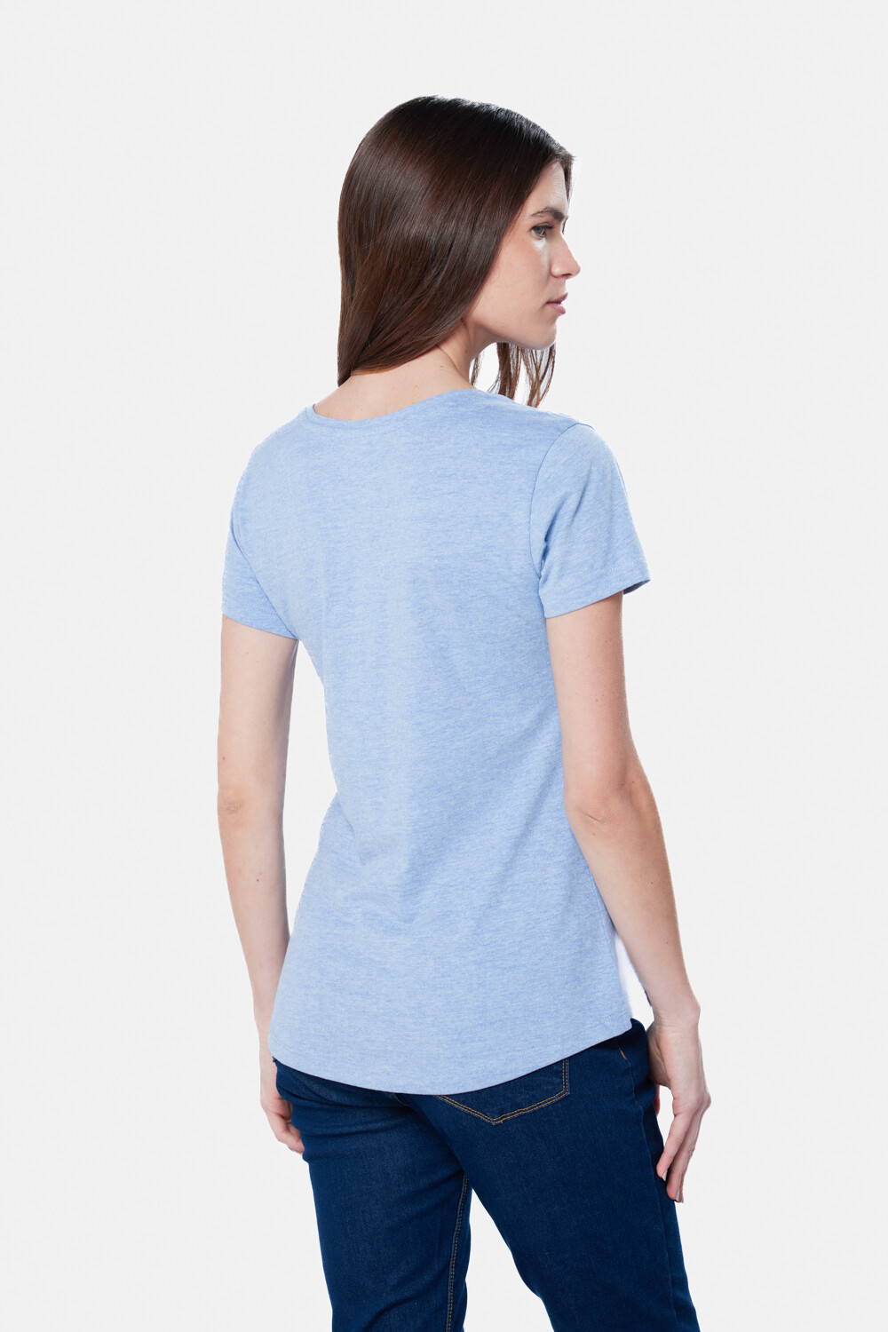 REMERA ESTAMPADA Azul